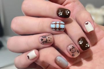 mẫu nail tay màu đỏ