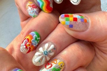 nail cầu vồng cực chất