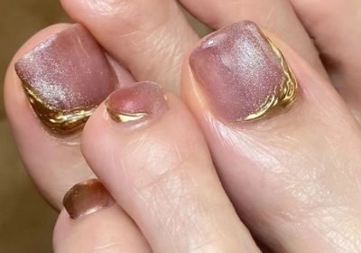 nail chân mắt mèo đẹp 3d