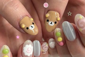 nail gấu cực đáng yêu