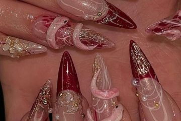 nail móng nhọn tròn lạ mắt