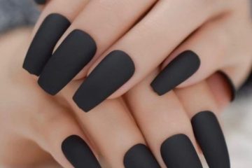 nail nhám màu đen