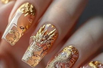 nail tết rực rỡ