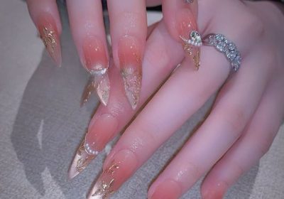 nail tiểu thư đính đá