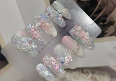 nail tiểu thư nơ xinh