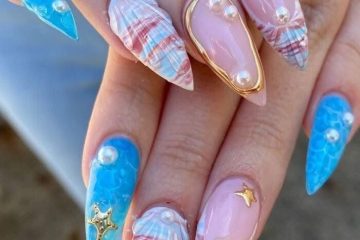 nail vỏ sò đẹp xinh