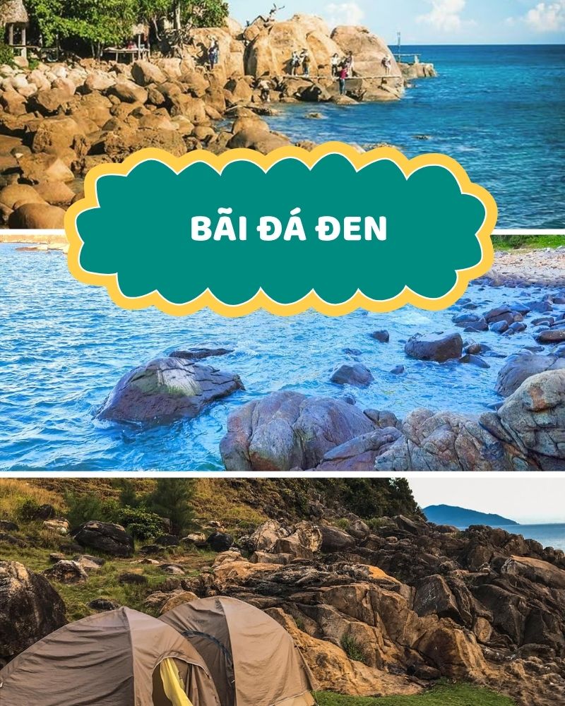 Ảnh các điểm du lịch tại bán đảo Sơn Trà Bãi Đá Đen