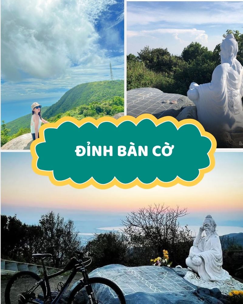 Ảnh các điểm du lịch tại bán đảo Sơn Trà Đỉnh Bàn Cờ