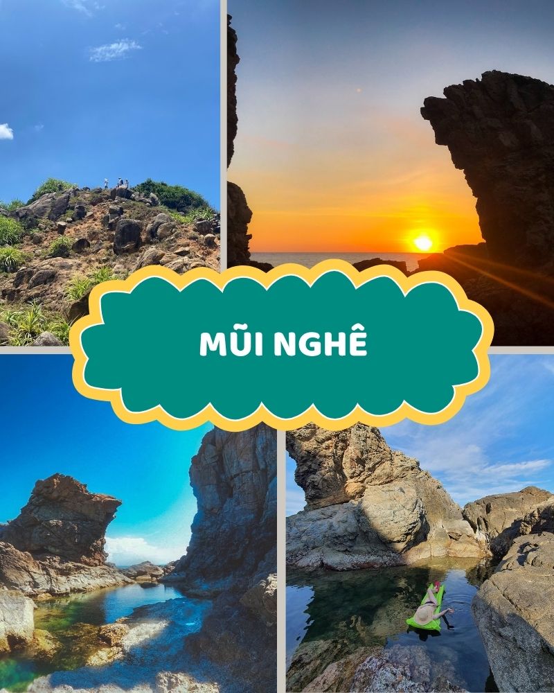 Ảnh các điểm du lịch tại bán đảo Sơn Trà Mũi Nghê