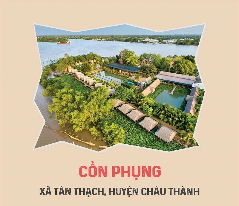 Ảnh các điểm du lịch tại Bến Tre: Cồn Phụng
