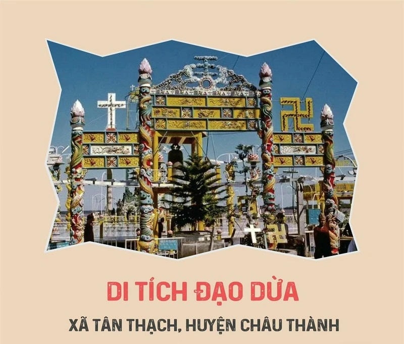 Ảnh các điểm du lịch tại Bến Tre: Di tích Đạo Dừa