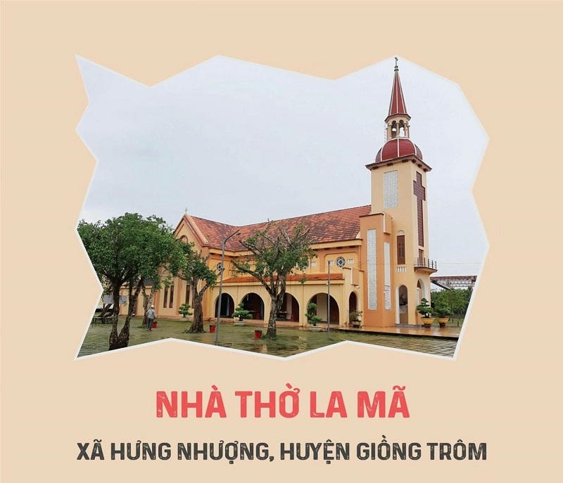 Ảnh các điểm du lịch tại Bến Tre: Nhà thờ La Mã