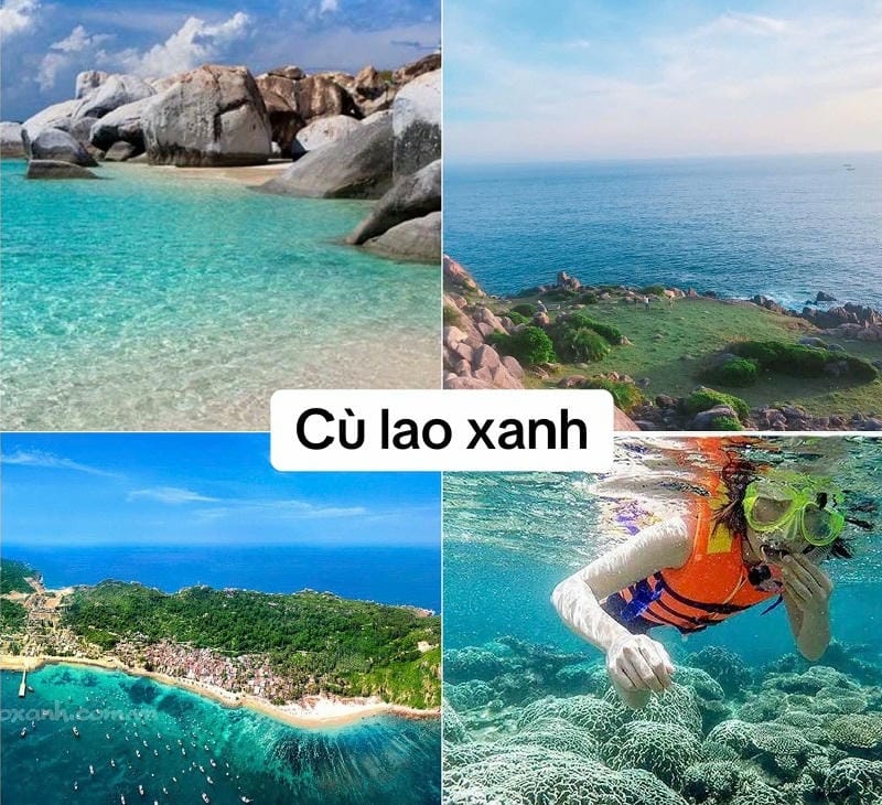 Ảnh các điểm du lịch tại Bình Định: Cù Lao Xanh