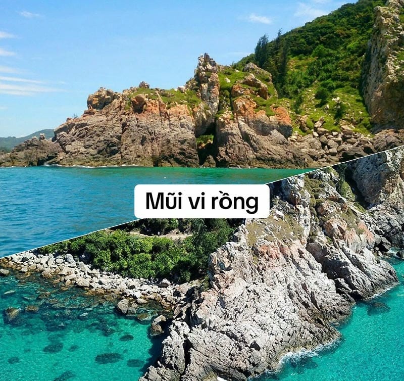 Ảnh các điểm du lịch tại Bình Định: Mũi Vi Rồng