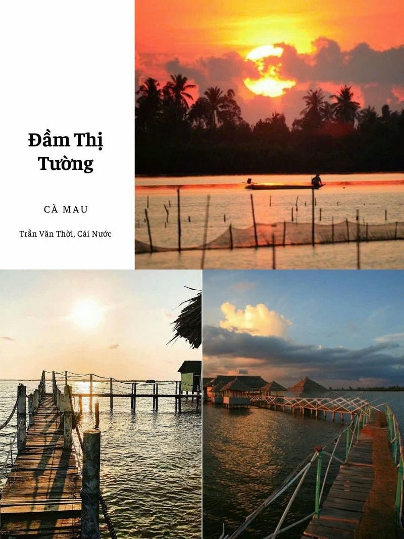 Ảnh các điểm du lịch tại Cà Mau: Đầm Thị Tường