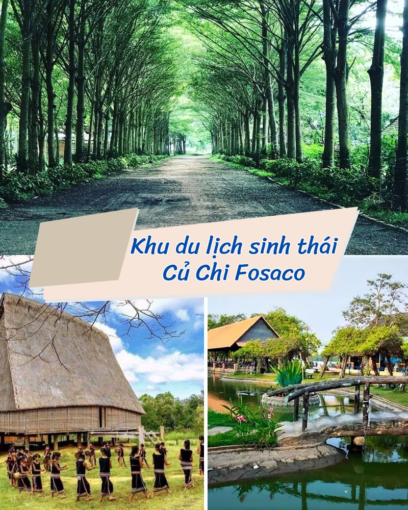 Ảnh các điểm du lịch tại Củ Chi Fosaco