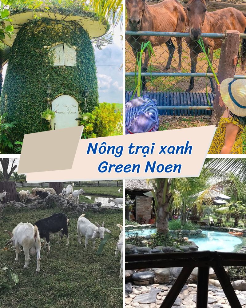 Ảnh các điểm du lịch tại Củ Chi Green Noen