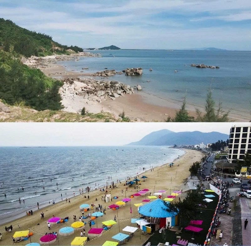 Ảnh các điểm du lịch tại Hà Tĩnh Biển Thiên Cầm