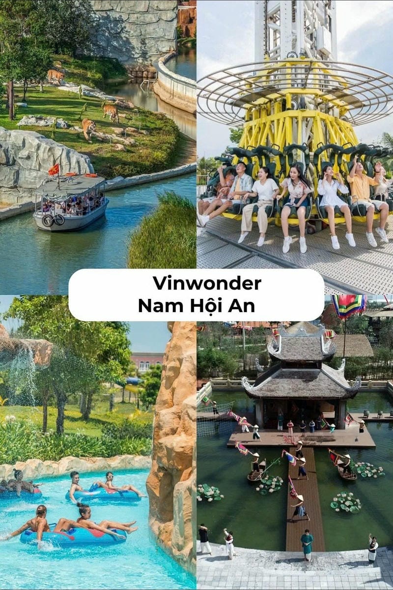 Ảnh các điểm du lịch tại Hội An VinWonders Nam Hội An