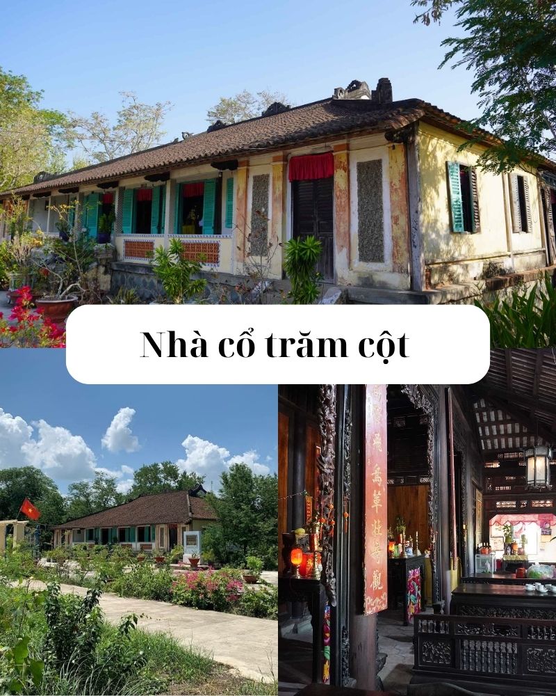 ảnh các điểm du lịch tại long an Nhà cổ trăm cột