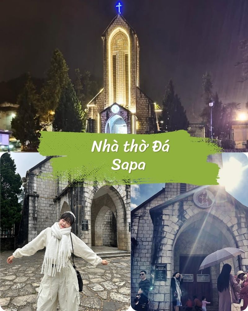 ảnh các điểm du lịch tại sapa Nhà thờ Đá Sapa