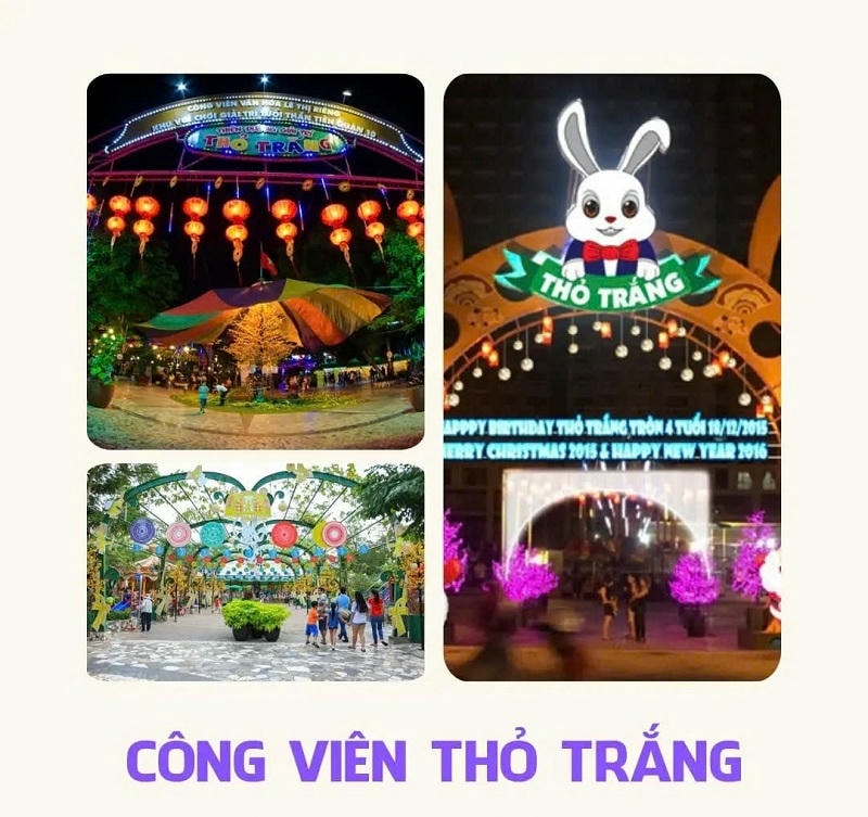 Ảnh các điểm du lịch tại thành phố hồ chí minh Công viên Thỏ Trắng