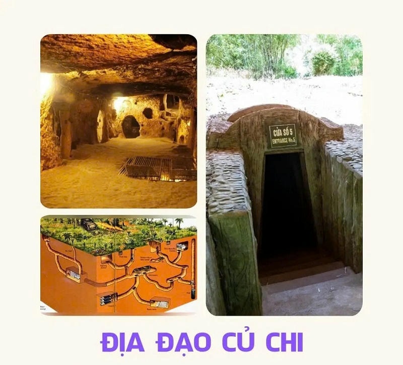 Ảnh các điểm du lịch tại thành phố hồ chí minh Địa đạo Củ Chi