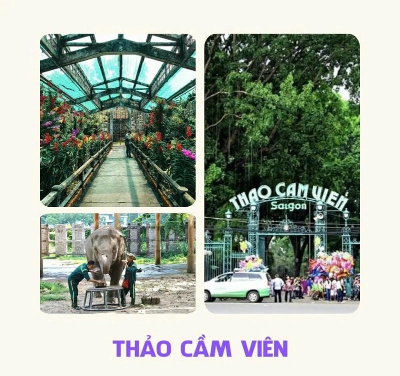 Ảnh các điểm du lịch tại thành phố hồ chí minh Thảo Cầm Viên