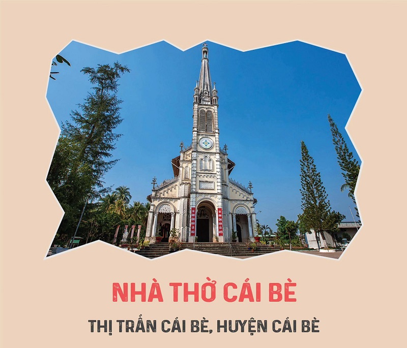Ảnh các điểm du lịch tại Tiền Giang nhà thờ Cái Bè