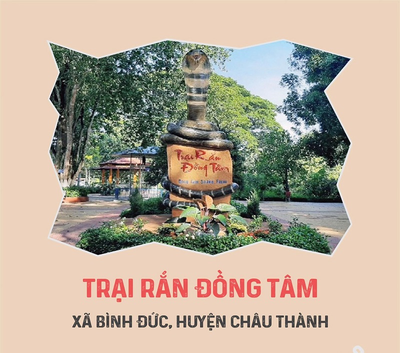Ảnh các điểm du lịch tại Tiền Giang trại rắn Đồng Tâm