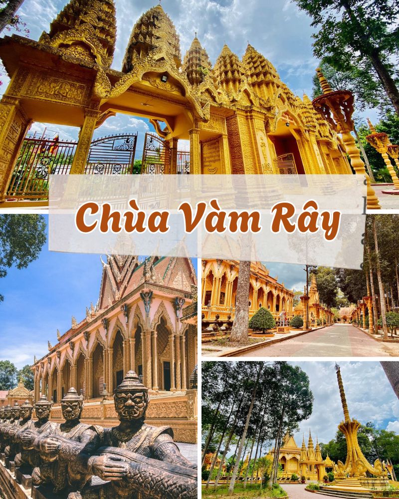Ảnh các điểm du lịch tại Trà Vinh Chùa Vàm Rây