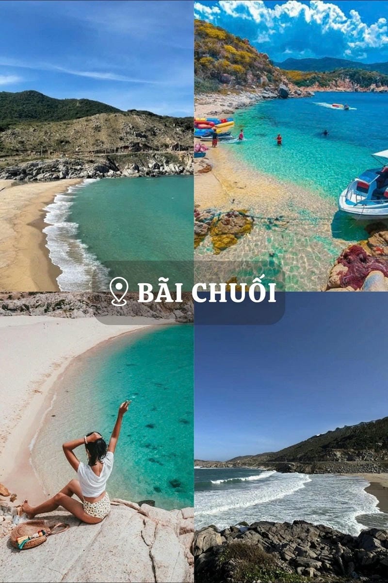 Ảnh các điểm du lịch tại Vĩnh Hy Bãi Chuối 