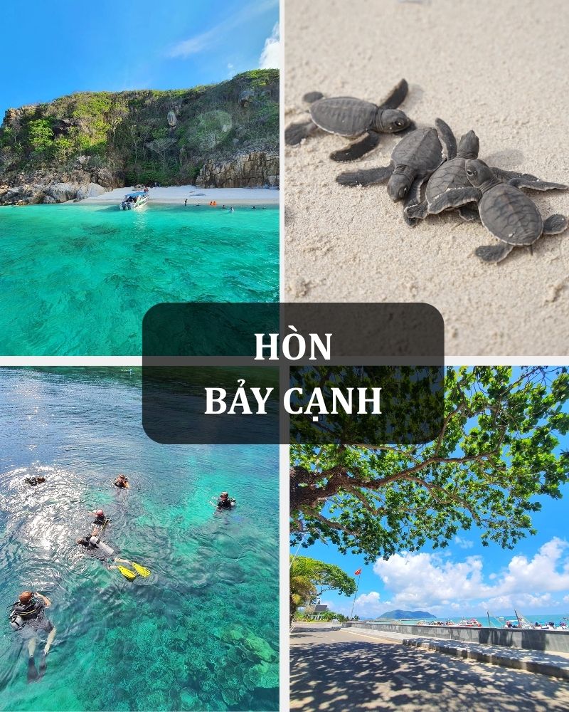 ảnh các điểm tham quan du lịch tại côn đảo Hòn Bảy Cạnh