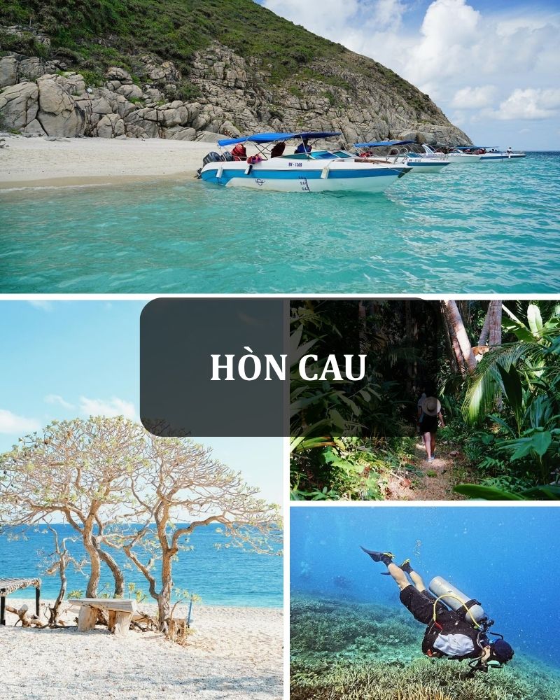 ảnh các điểm tham quan du lịch tại côn đảo Hòn Cau