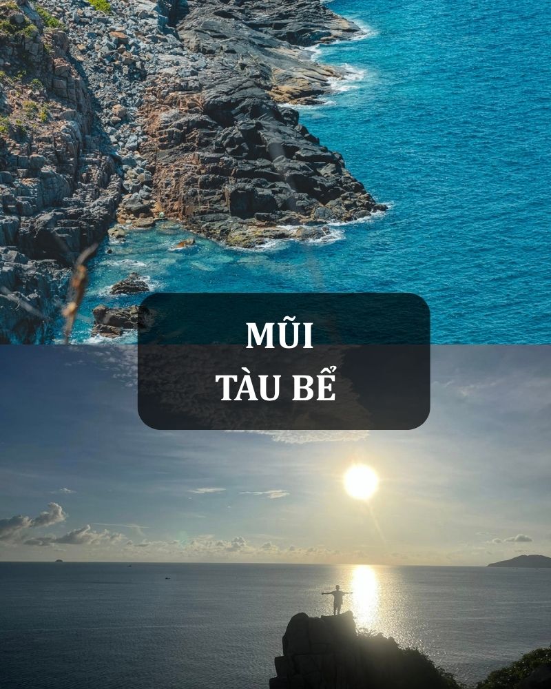ảnh các điểm tham quan du lịch tại côn đảo Mũi Tàu Bể