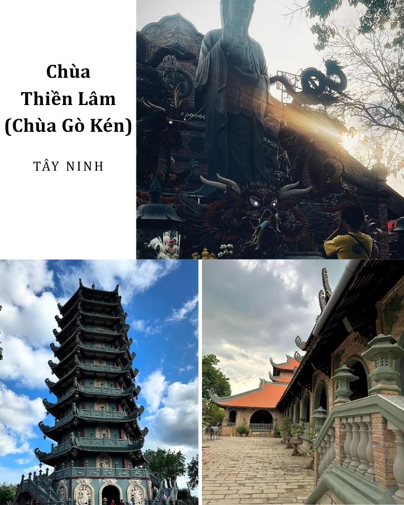 Ảnh các địa điểm du lịch tại Tây Ninh Chùa Gò Kén