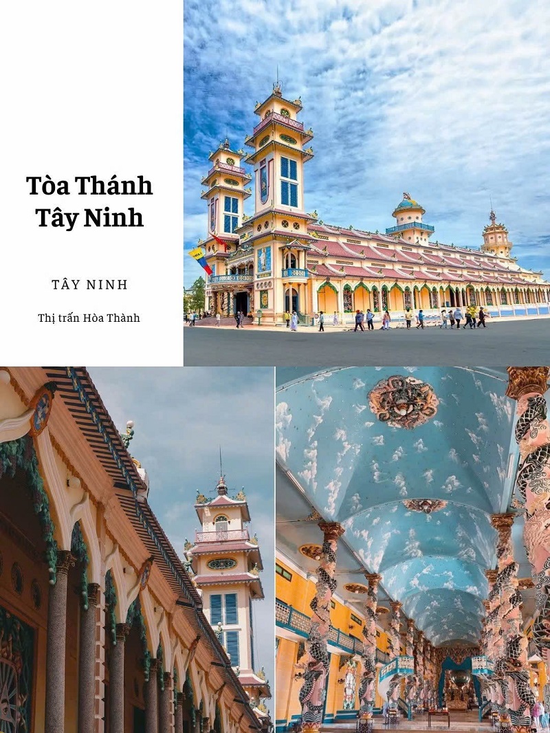 Ảnh các địa điểm du lịch tại Tây Ninh Tòa Thánh Cao Đài Tây Ninh